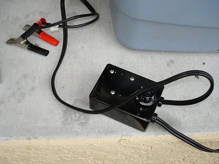 The PWM speed controller for the pump.