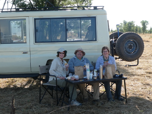 Breakfast on the Serengeti.