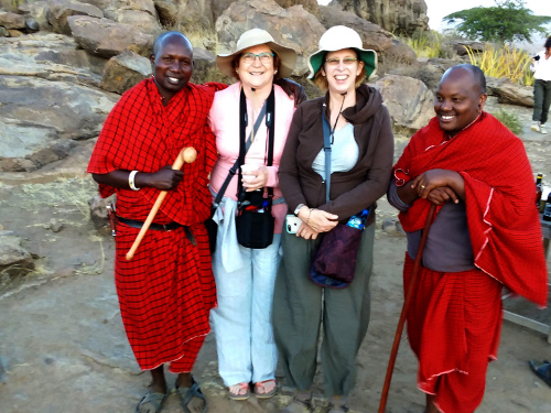 Maasai guards.