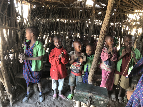 Maasai school.