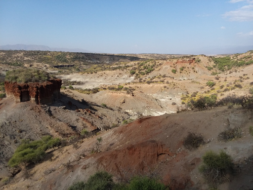 The Olduvai Gorge site.