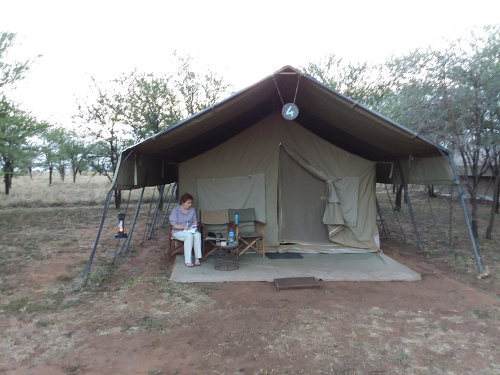 Our tent at Ronjo Safari Camp.