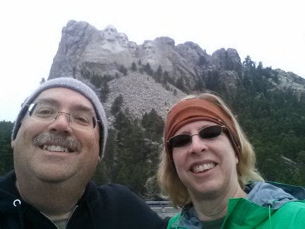 Selfie at Mt. Rushmore.