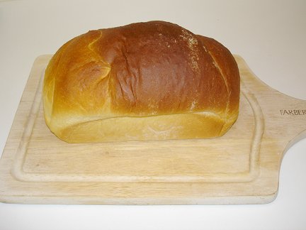 A loaf of my 2nd white bread recipe