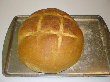 My home-made sourdough bread