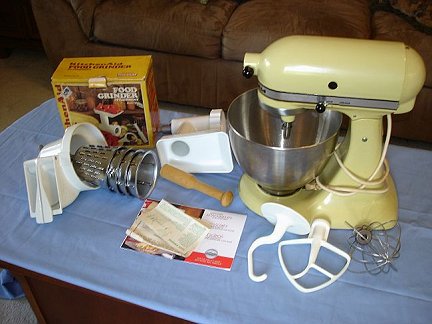 My Kitchenaid Stand Mixer and Accessories