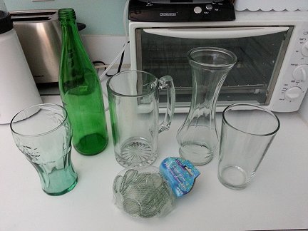 The first group of test items.