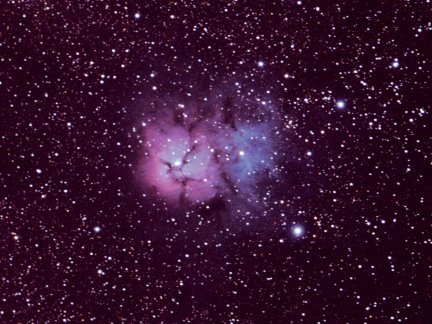 The Trifid Nebula.