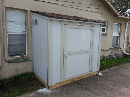 A photo of my new shed.