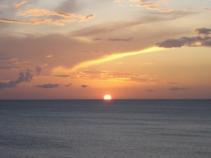 Sunset from Lido Beach.