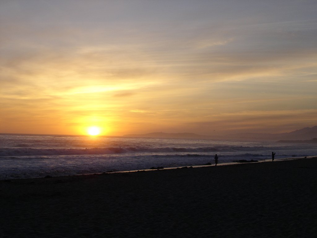 Sunset at Carpinteria Beach.