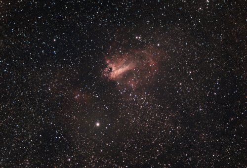 The Swan Nebula.
