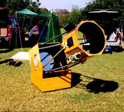 A transportable 17.5in. Dobsonian Telescope