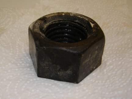 A large hex nut.