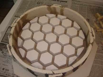 The completed mold.