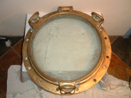 16 inch antique porthole