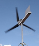 Home-built electricity generating wind turbine