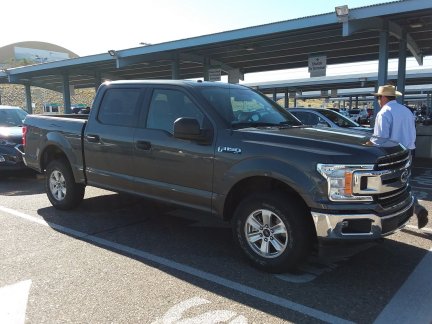 The F150 Pickup truck I rented on this trip.