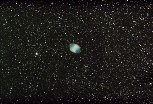 The Dumbell Nebula.