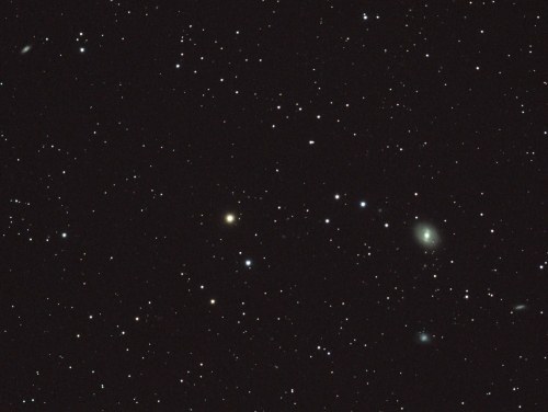 A long exposure image of galaxy NGC 936