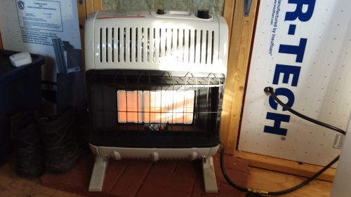 The new heater for my cabin.