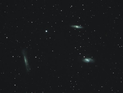 A trio of galaxies in Leo.