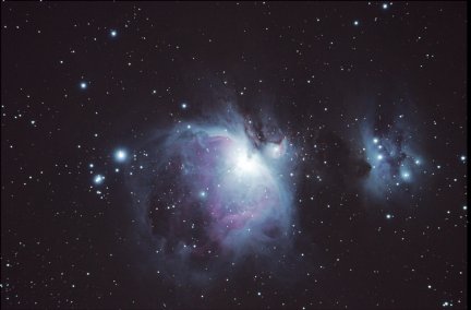 The Orion and Running Man nebulas