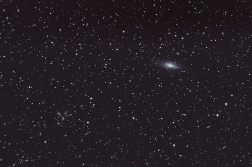 A photo of Glaxy NGC7331 and Stephen's Quintet.