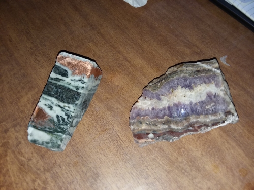 Pretty rocks found at a swap meet.