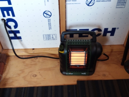 A propane heater in my cabin.