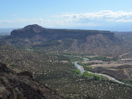 The Rio Grande Gorge from the White Rock overlook.