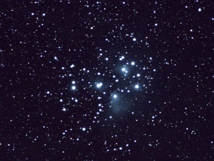 The Pleiades Star Cluster.