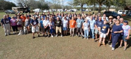 Group photo from the 2018 Orange Blossom Special Star Party.