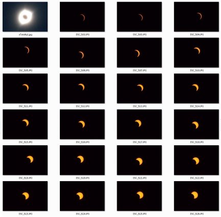 Eclipse photos.