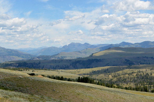 A fantastic vista at Yellowstone National Park.