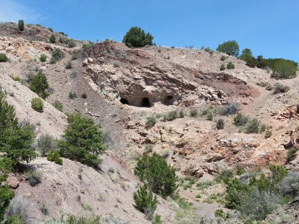 The Joseph Mica Mine above Ojo Caliente.