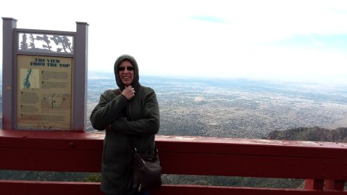 The view from Sandia Crest.
