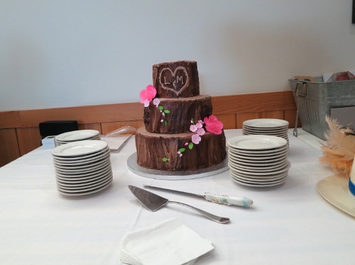 Our wedding cake.